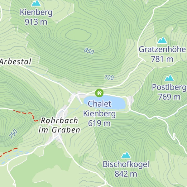 Map of Chalet Alpl