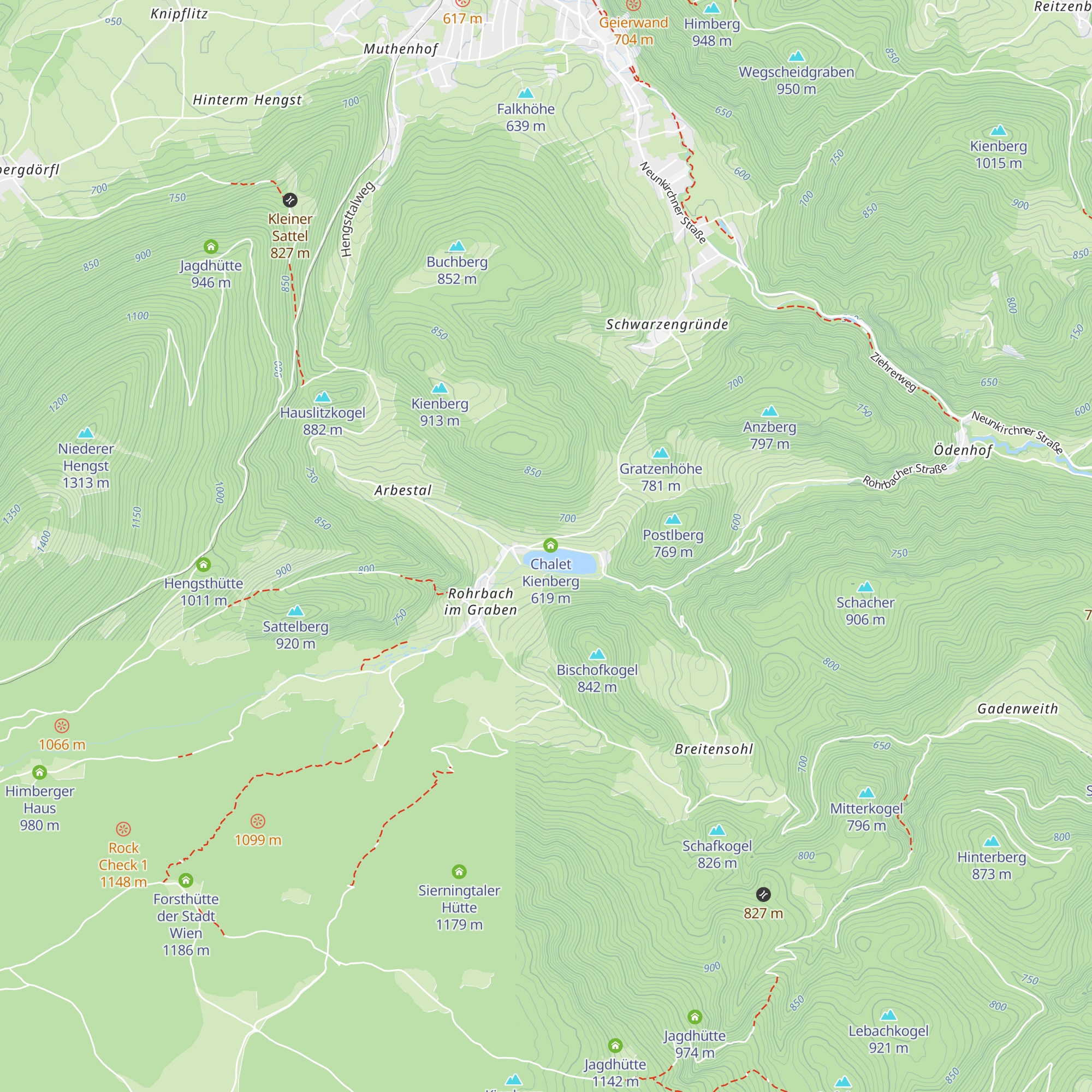Chalet Hengstberg map