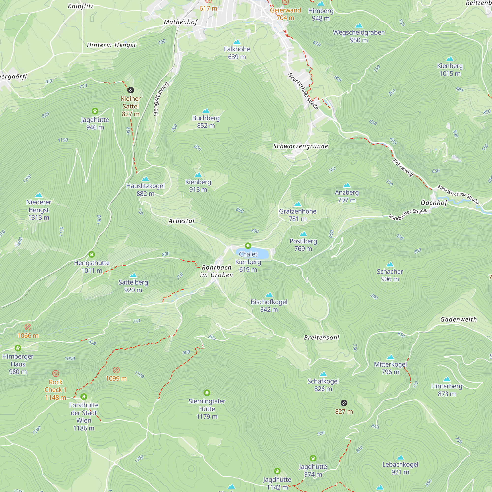 Chalet Hengstberg map