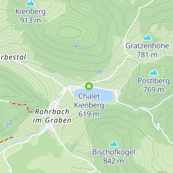 Map of Chalet Hengstberg
