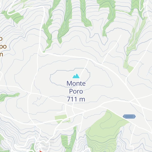 Map of Monte Poro