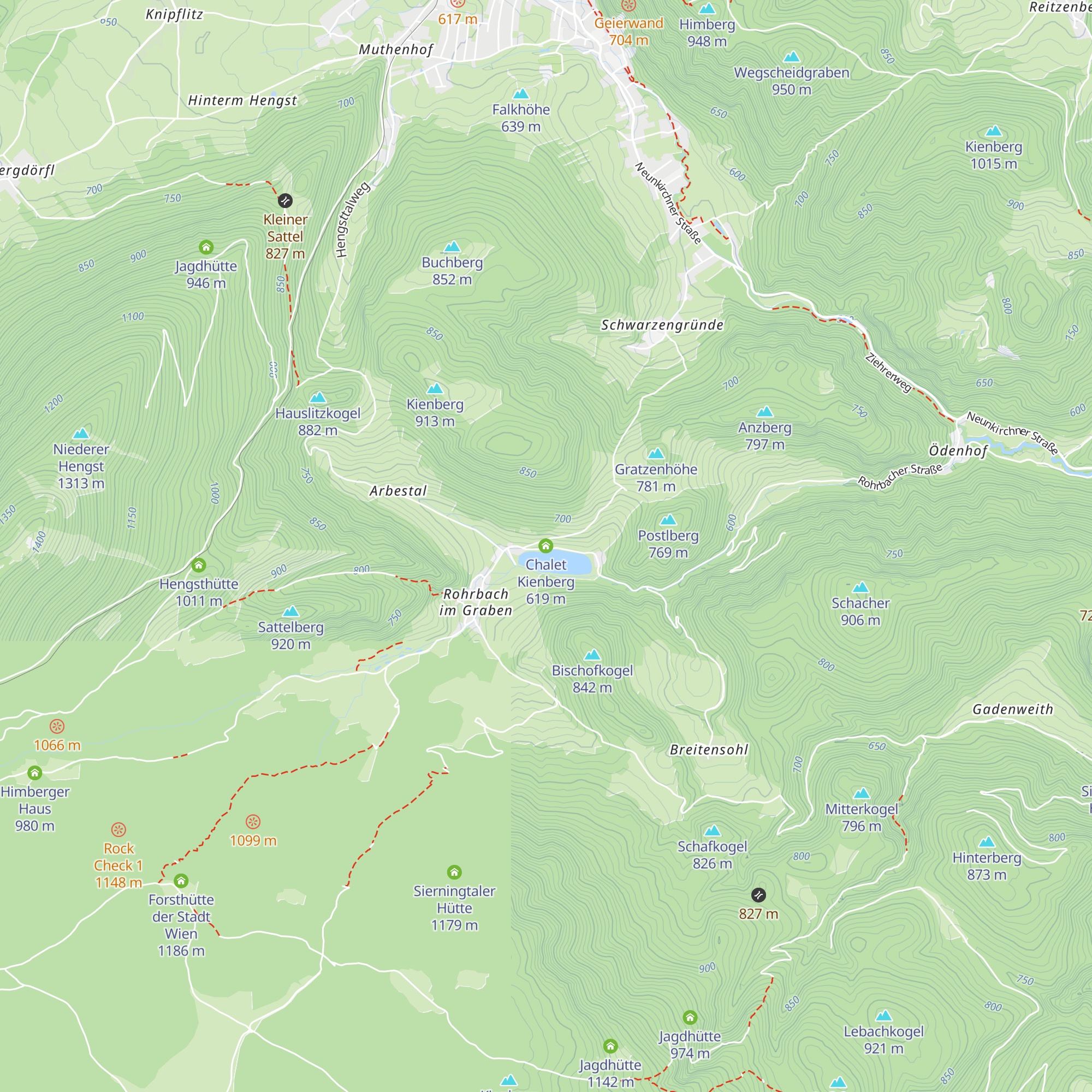 Chalet Kienberg map