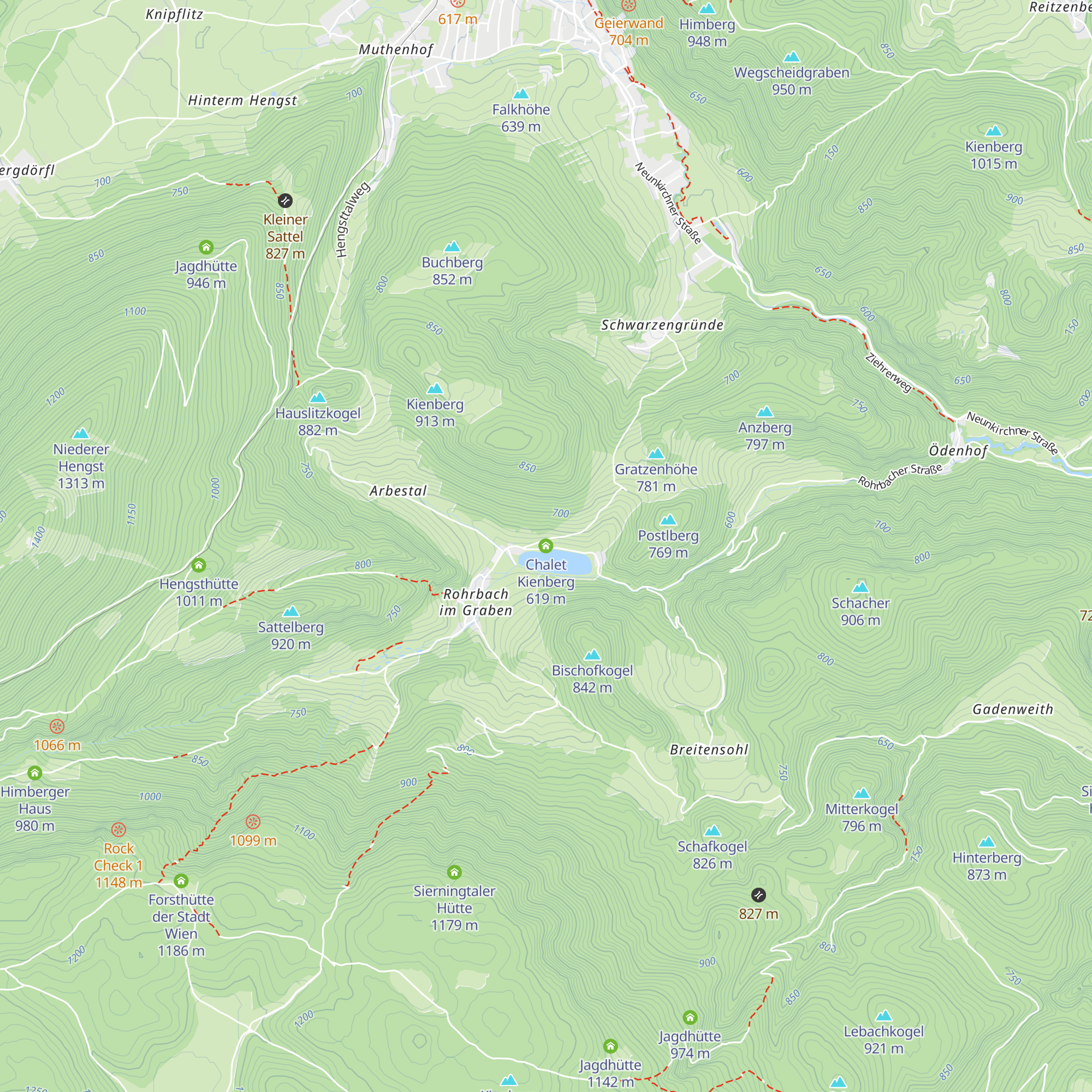 Chalet Kienberg map