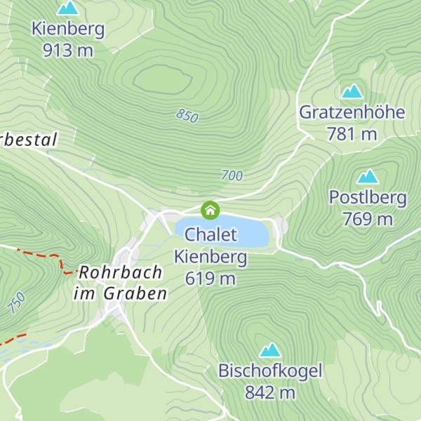 Map of Chalet Kienberg