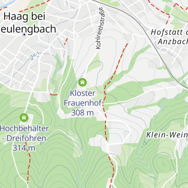 Map of Kinderheim