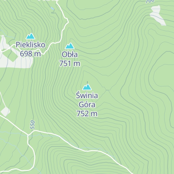 Map of Świnia Góra