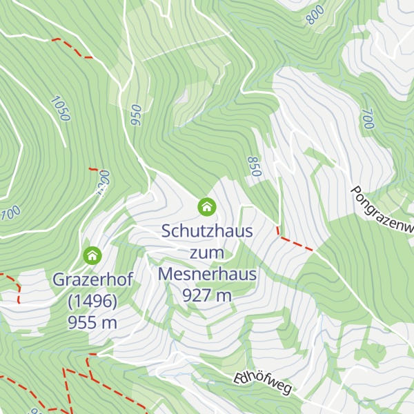 Map of Schutzhaus zum Mesnerhaus