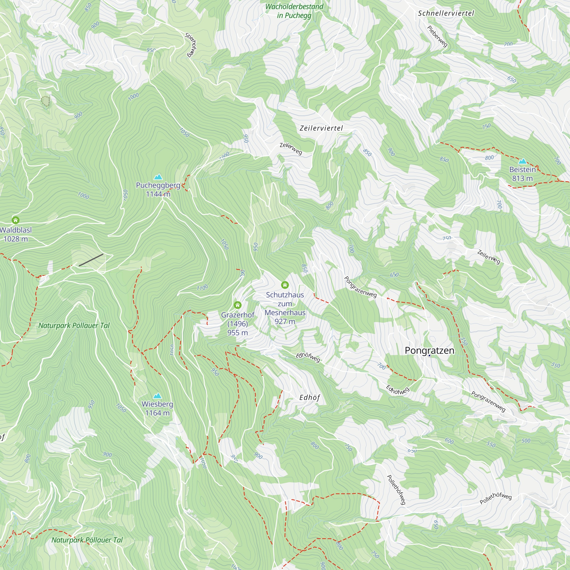 Schutzhaus zum Mesnerhaus map