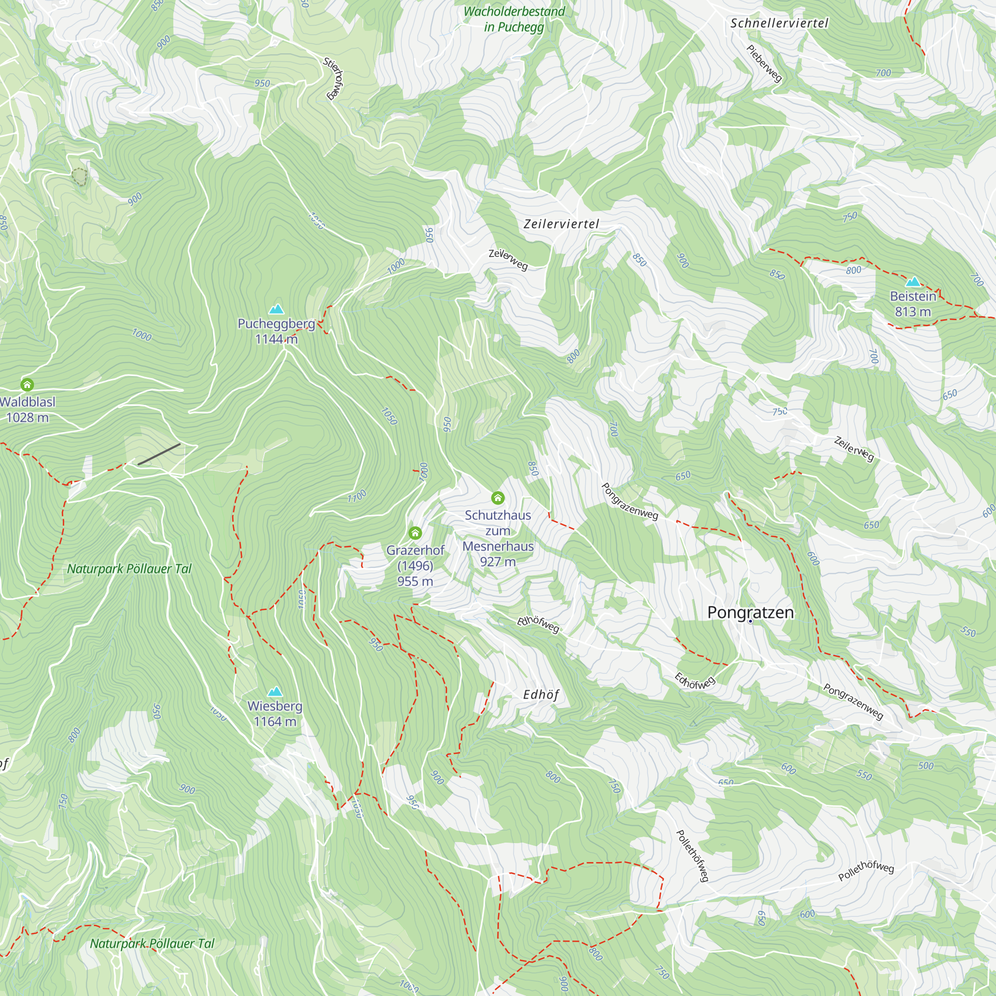 Schutzhaus zum Mesnerhaus map
