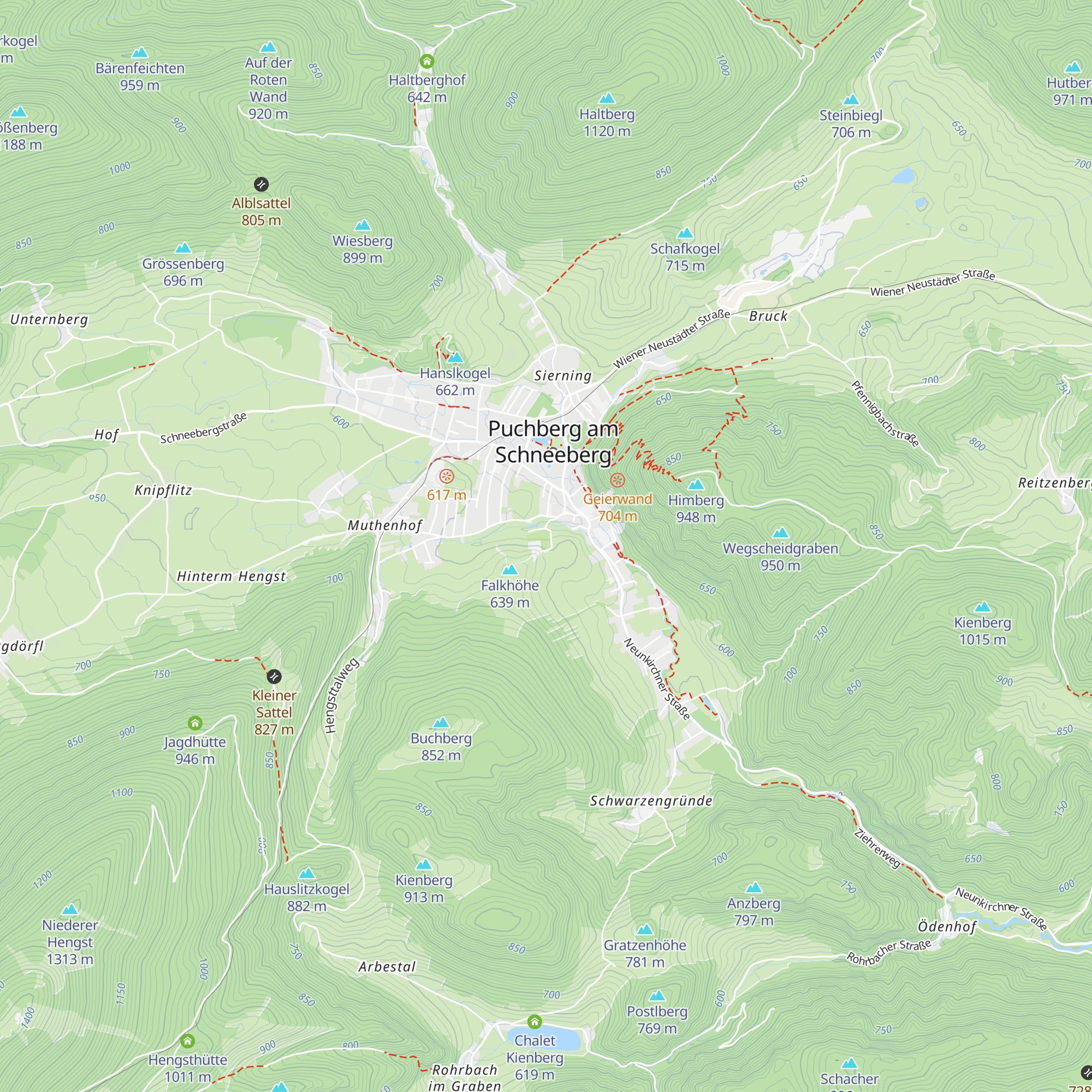 Urnenhain map
