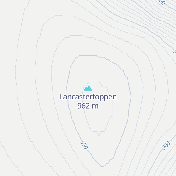Map of Lancastertoppen