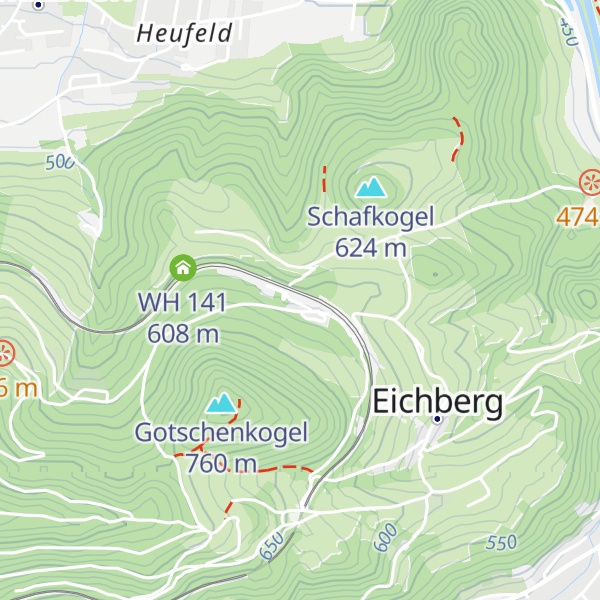 Map of ESTW Eichberg
