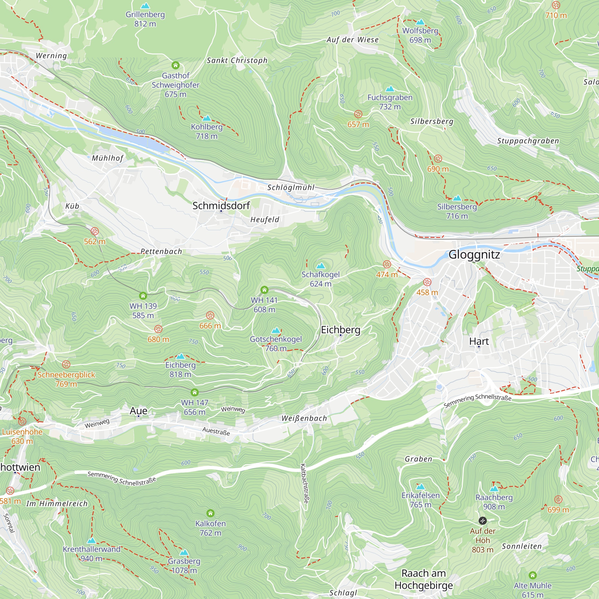ESTW Eichberg map