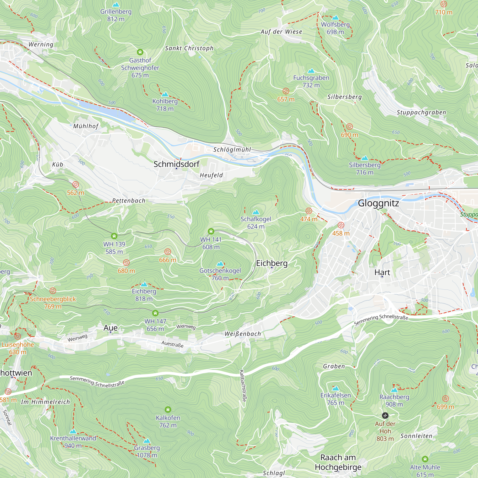 ESTW Eichberg map
