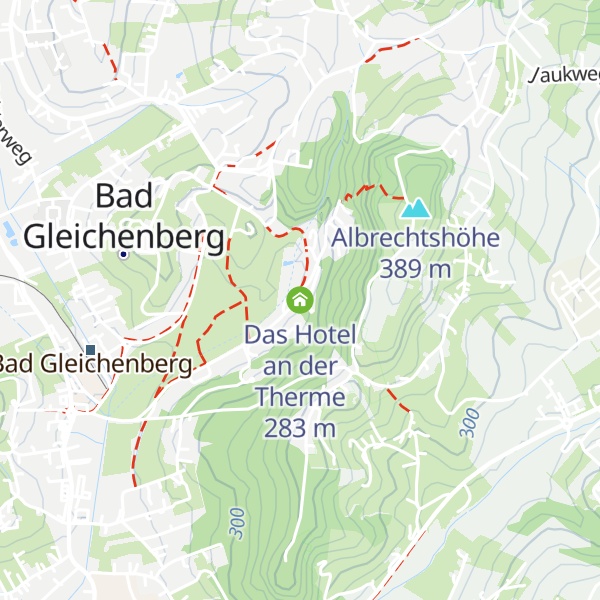 Map of Das Hotel an der Therme