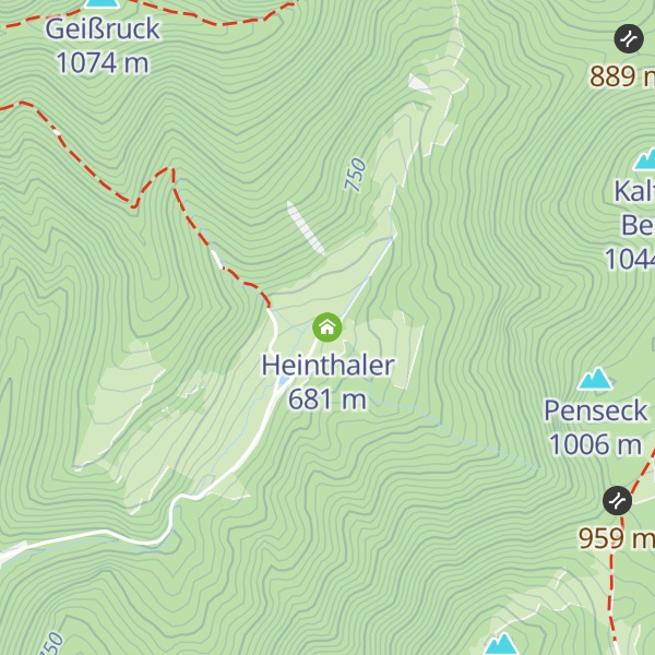 Map of Heinthaler