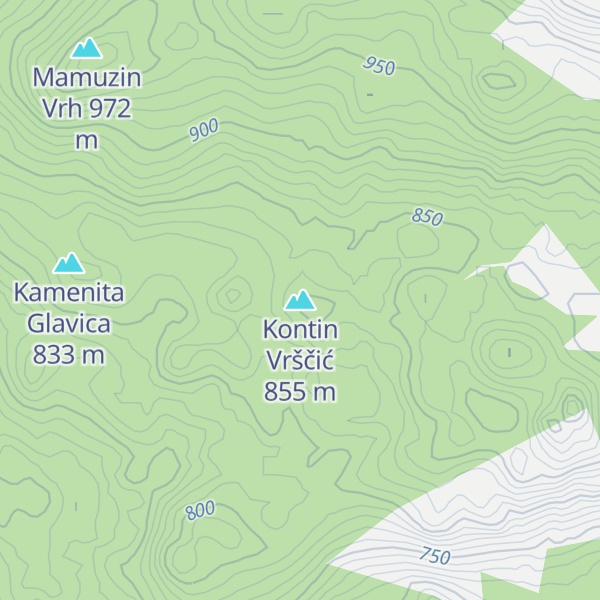 Map of Kontin Vrščić