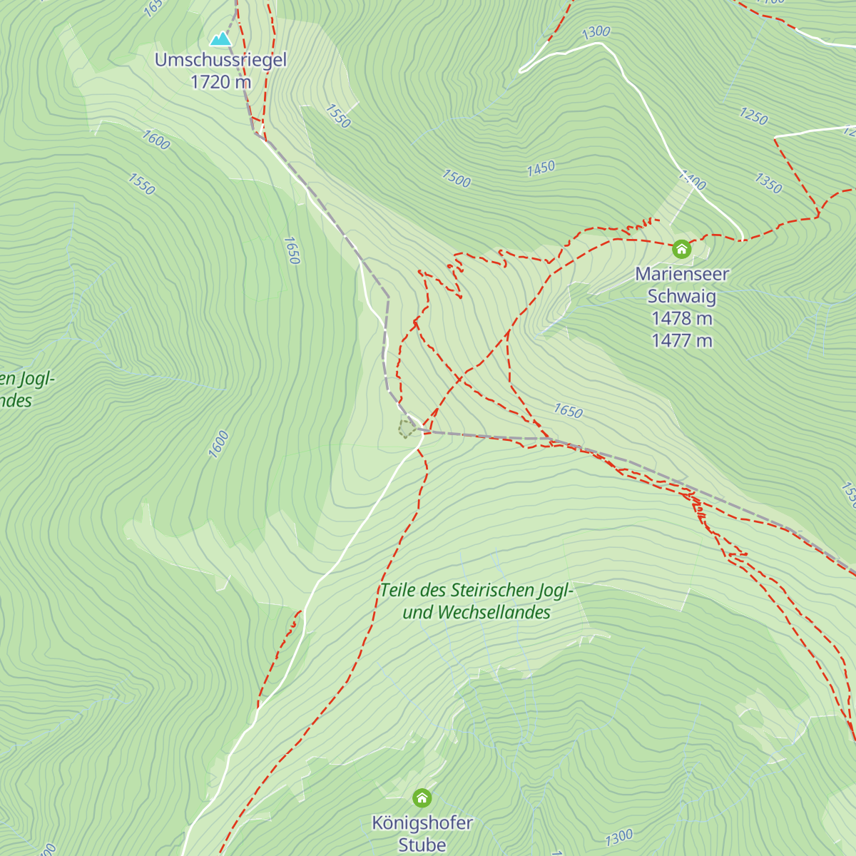 Wetterkoglerhaus map