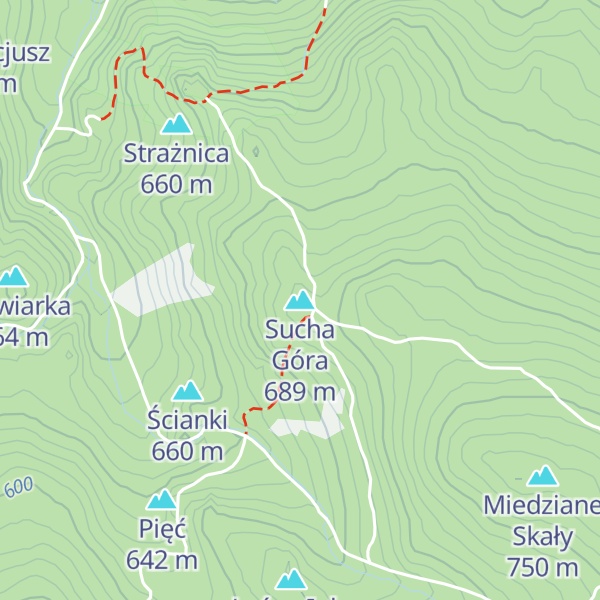 Map of Sucha Góra