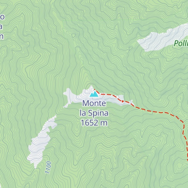 Map of Monte la Spina