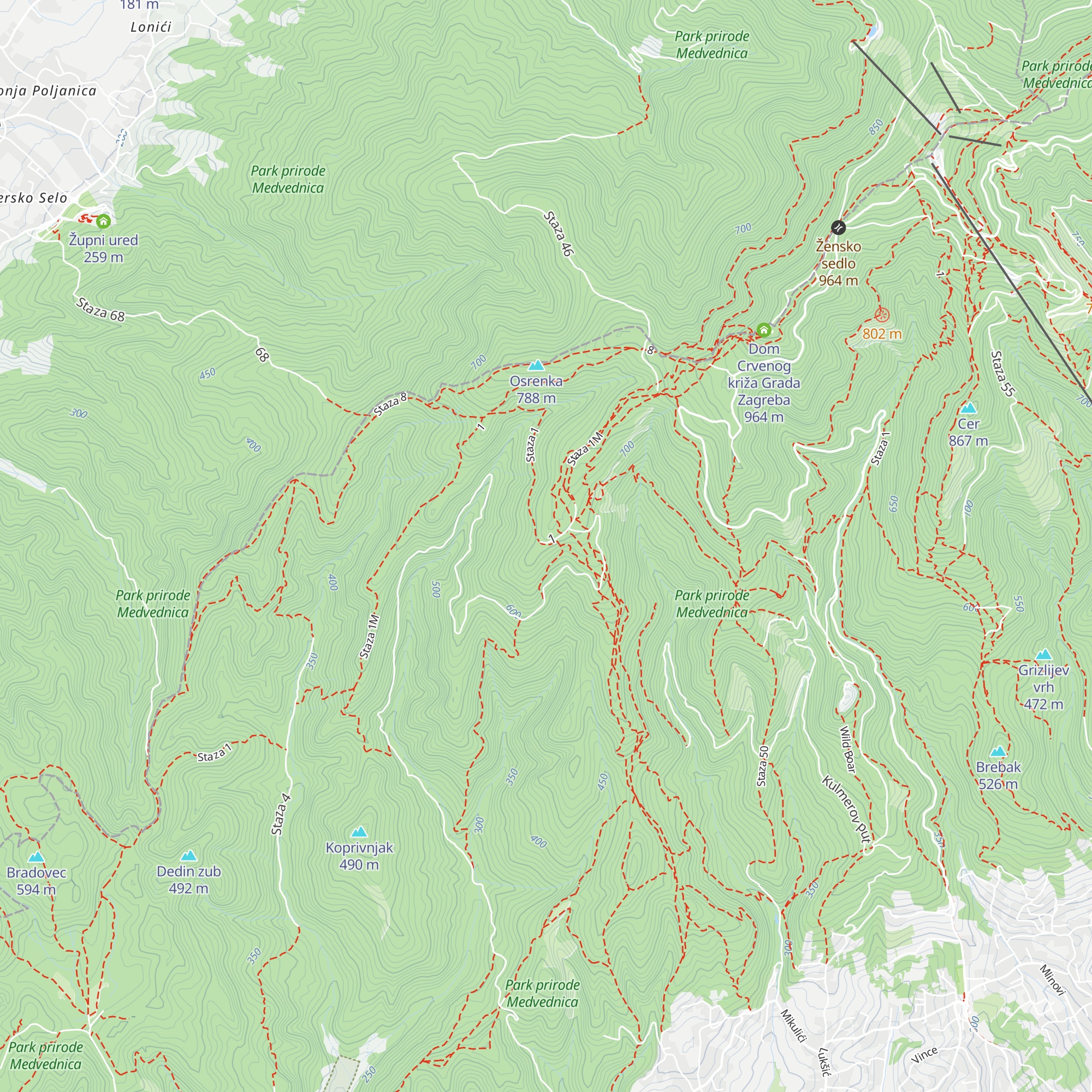 Pongračeva lugarnica map