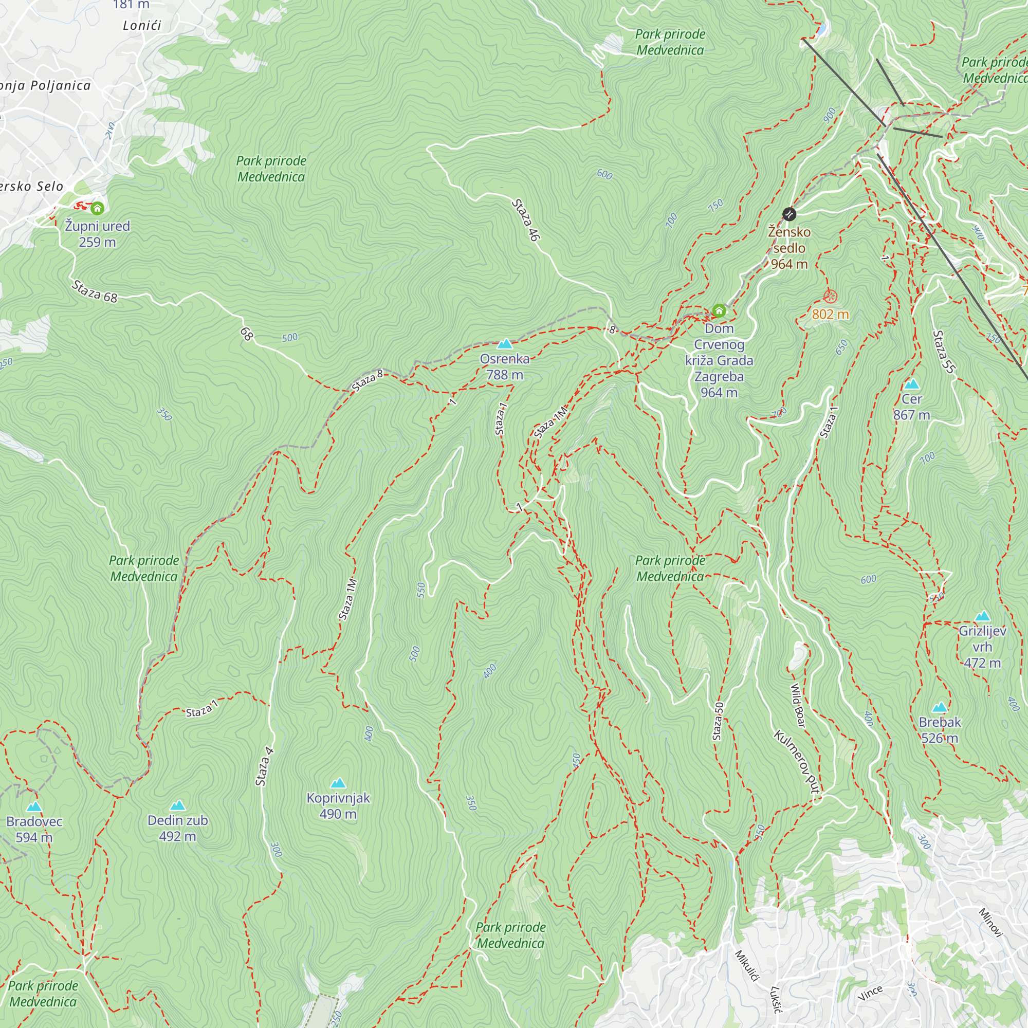 Pongračeva lugarnica map