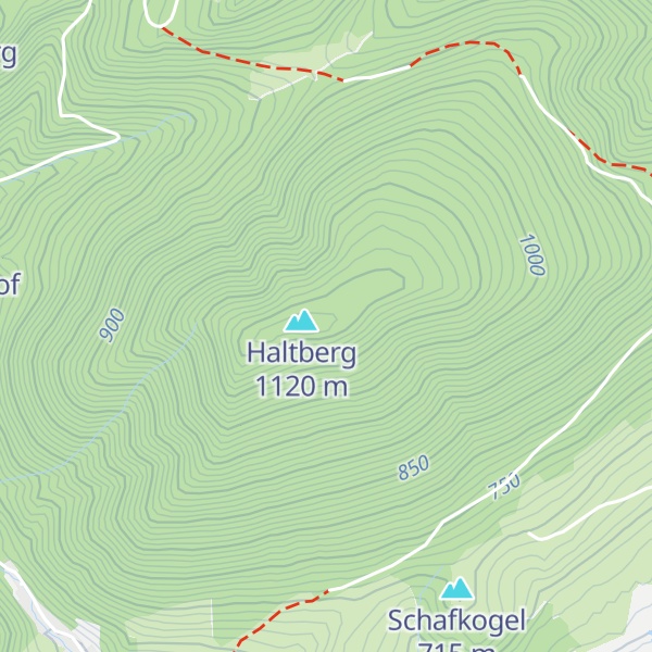 Map of Holzhütte, im Verfall