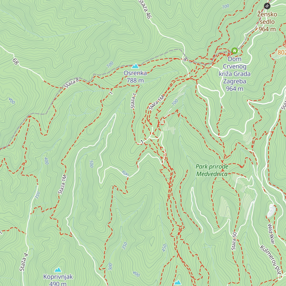 Risnjak map