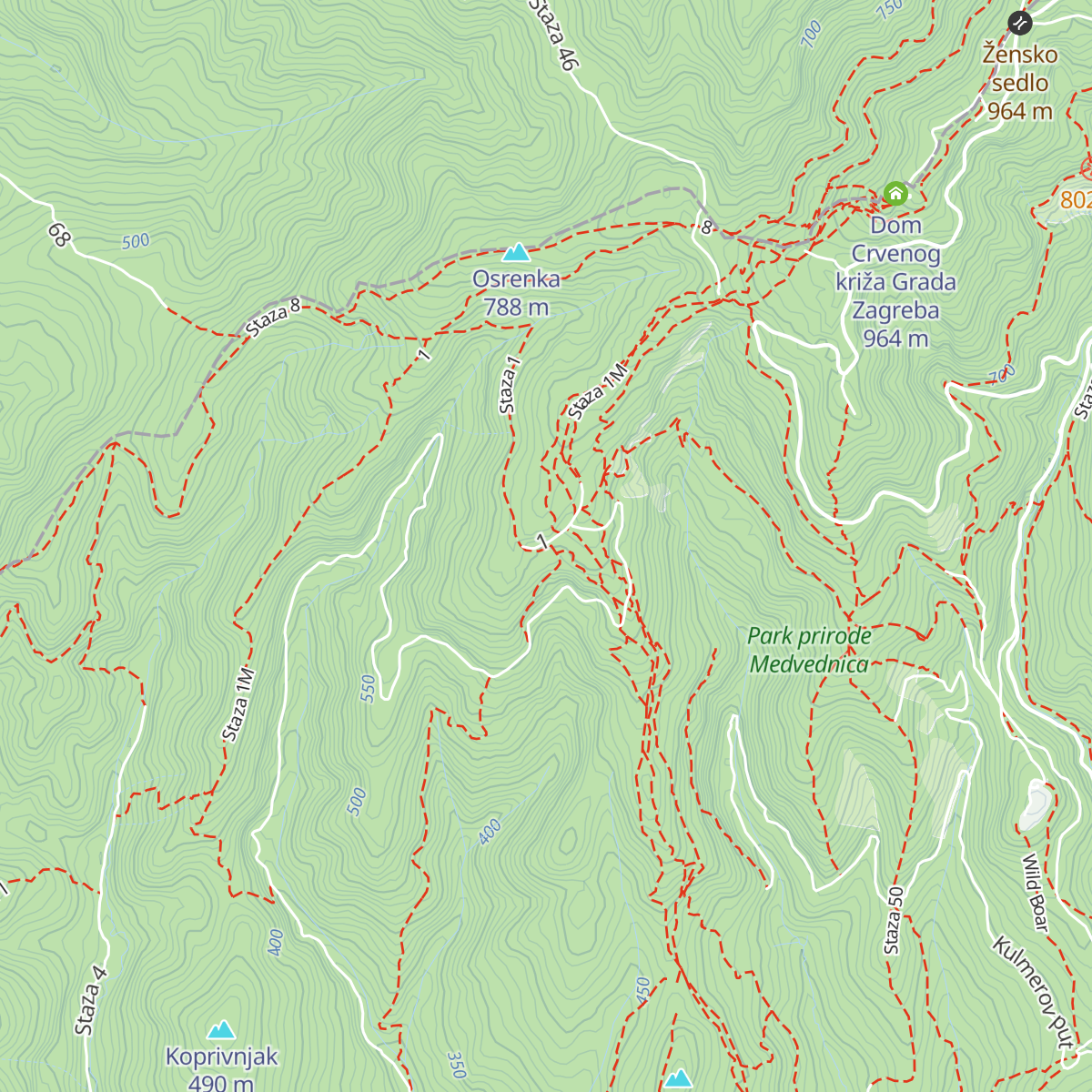 Risnjak map