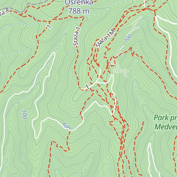 Map of Risnjak
