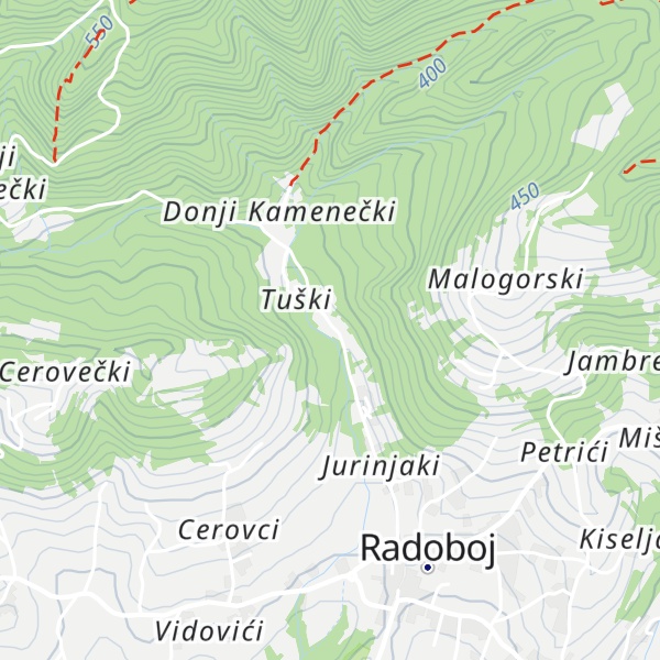 Map of Planinarski dom Radoboj