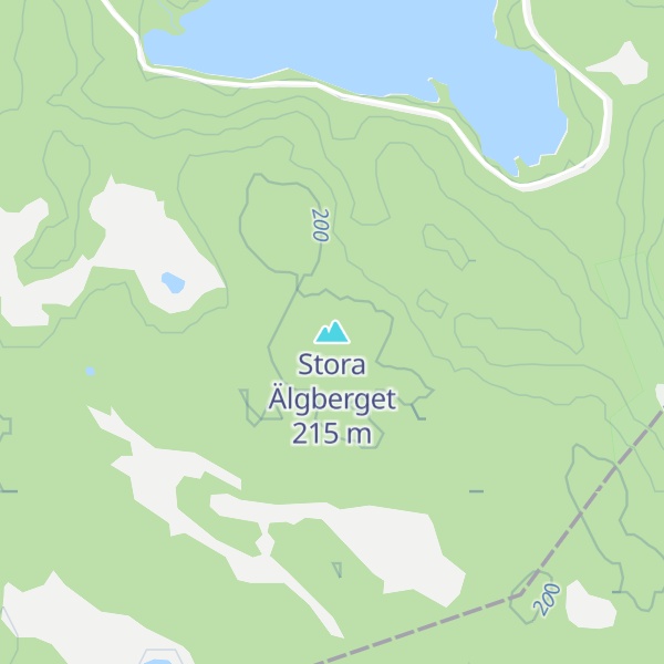 Map of Stora Älgberget