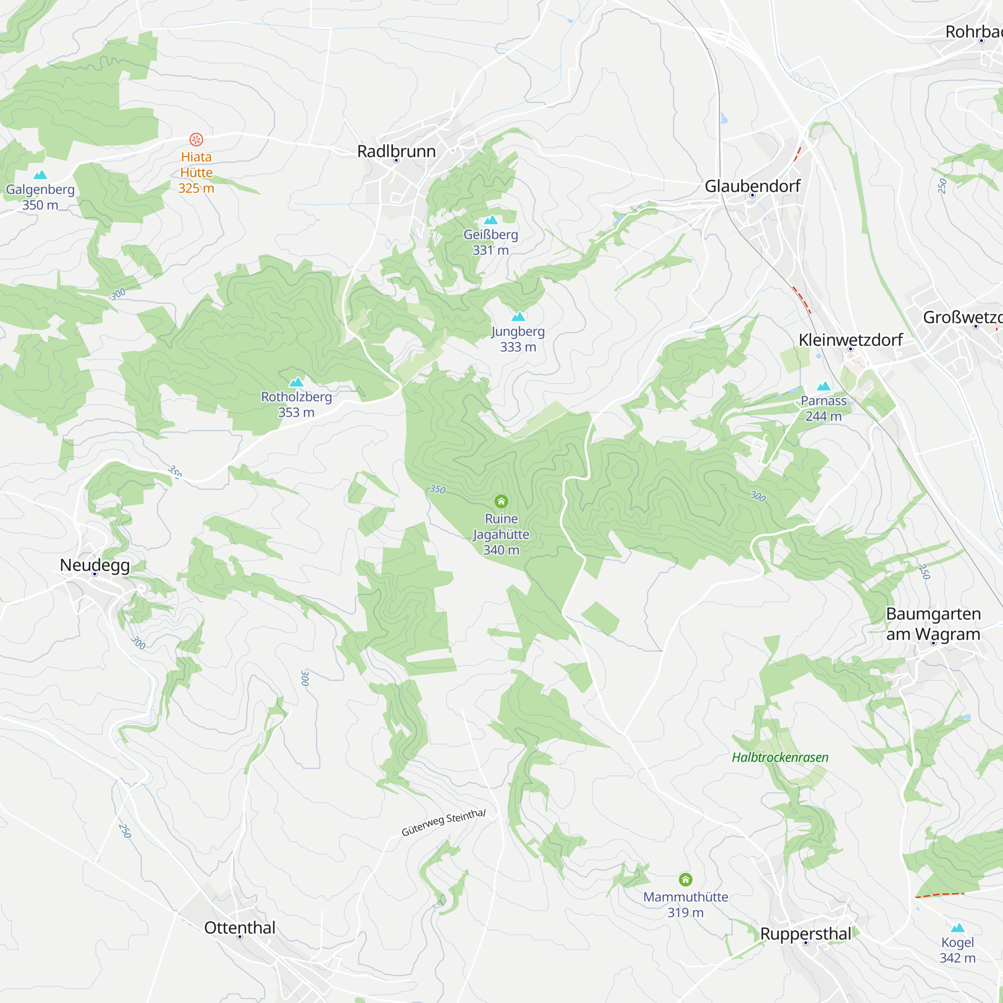 Ruine Jagahütte map