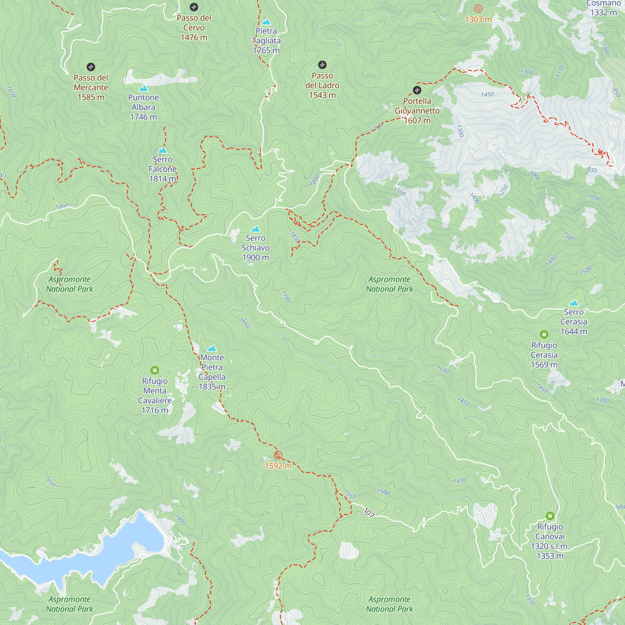 Rifugio Giardini map