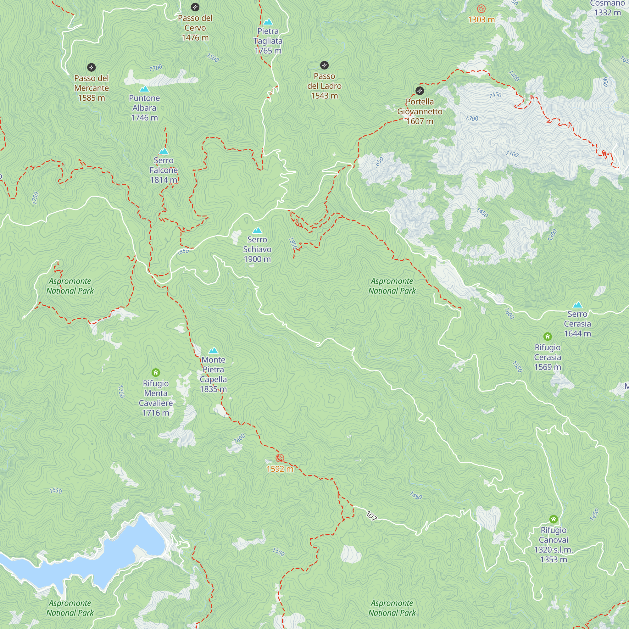 Rifugio Giardini map