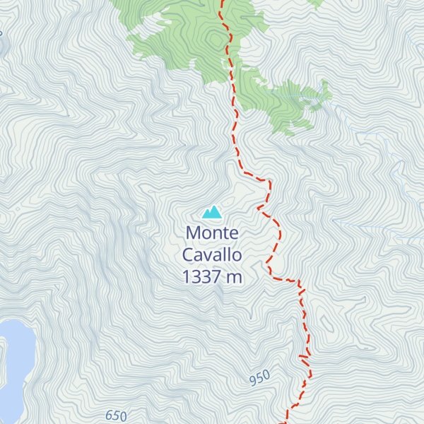 Map of Monte Cavallo