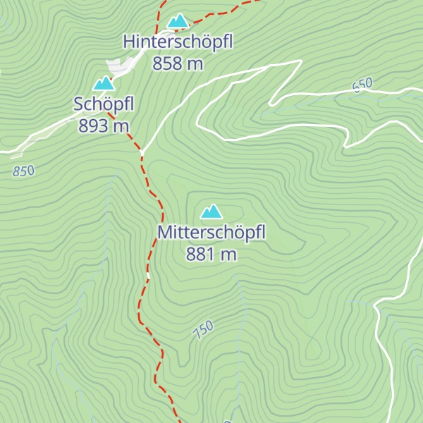 Map of Mitterschöpfl