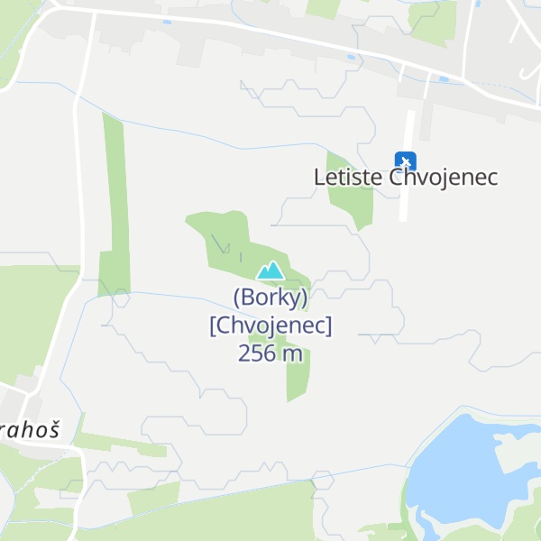 Map of (Borky) [Chvojenec]