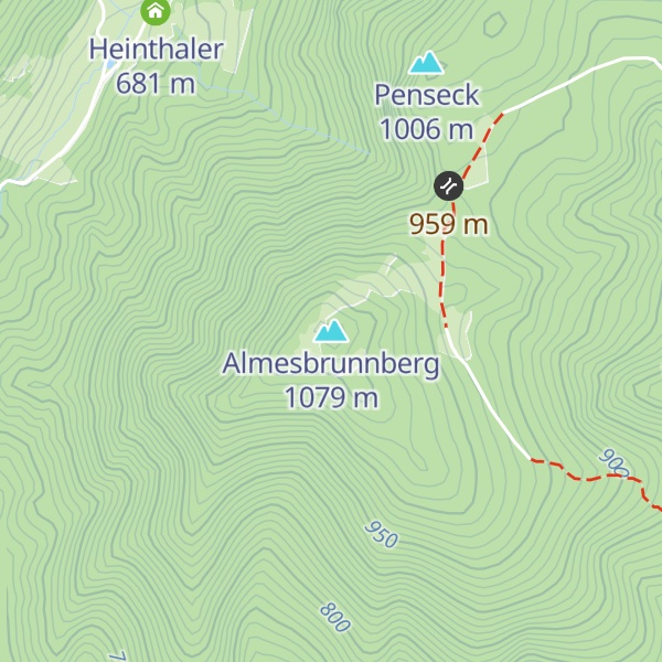 Map of Almesbrunnberg