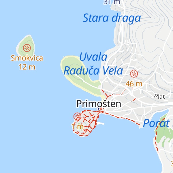 Map of Hotel Zora