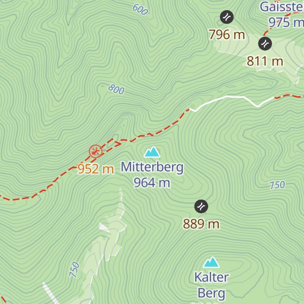 Map of Mitterberg