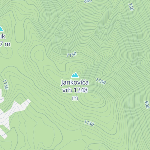 Map of Jankovića vrh