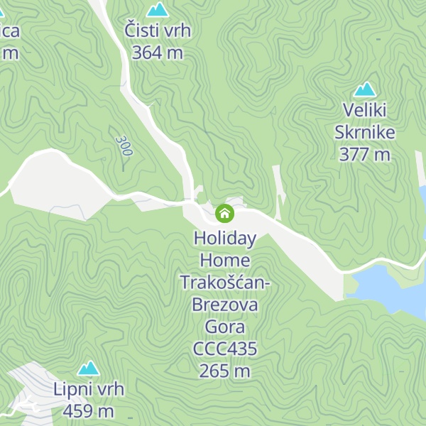 Map of Holiday Home Trakošćan-Brezova Gora CCC436