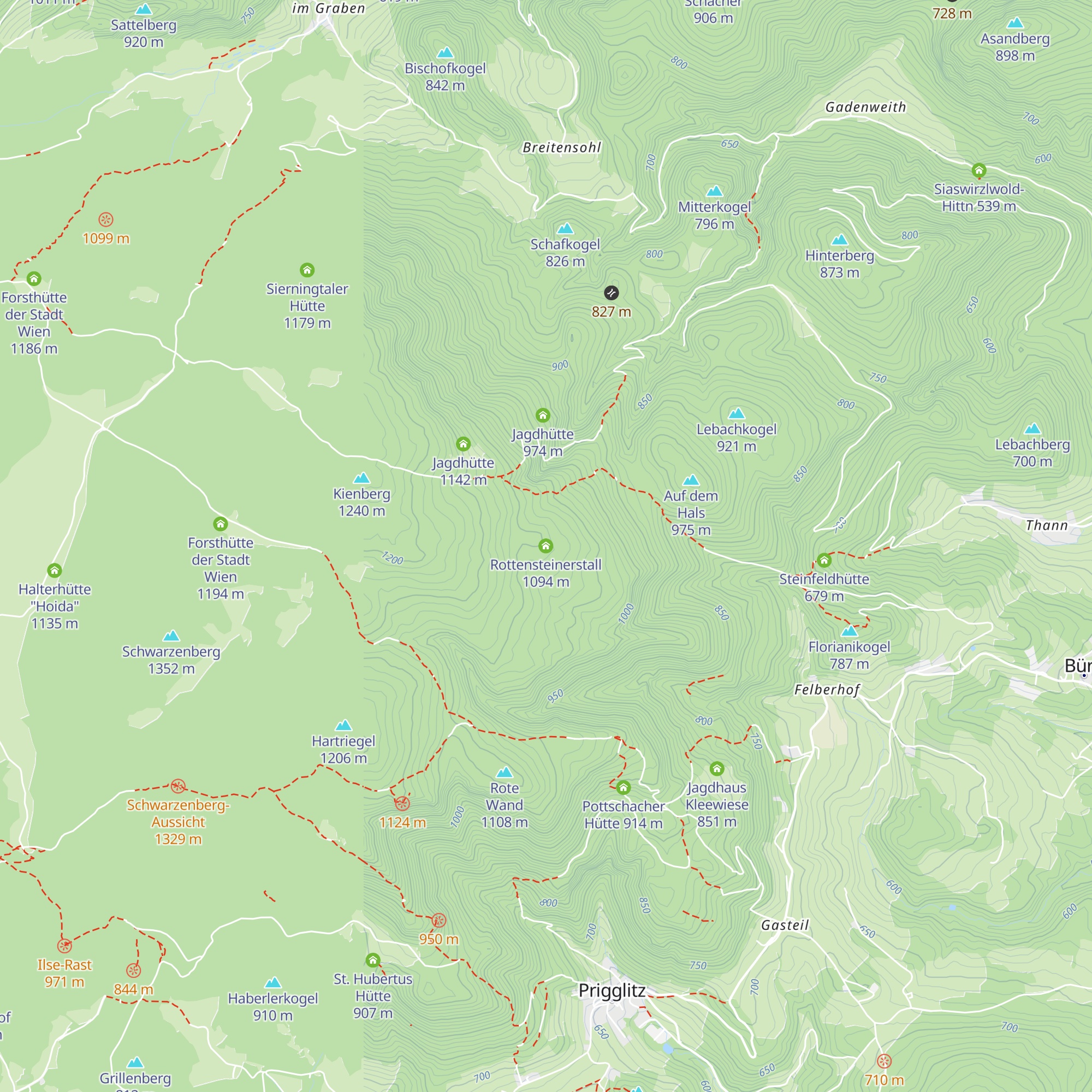 Rottensteinerstall map