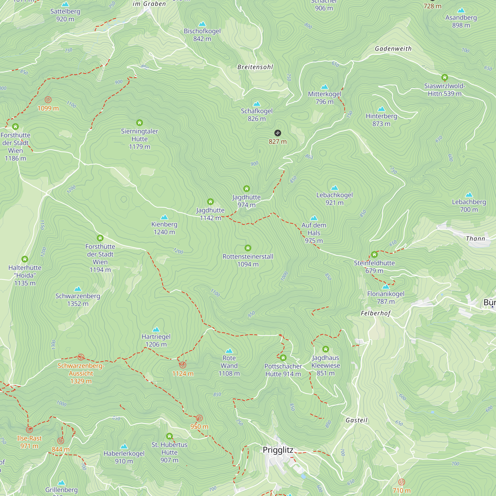 Rottensteinerstall map
