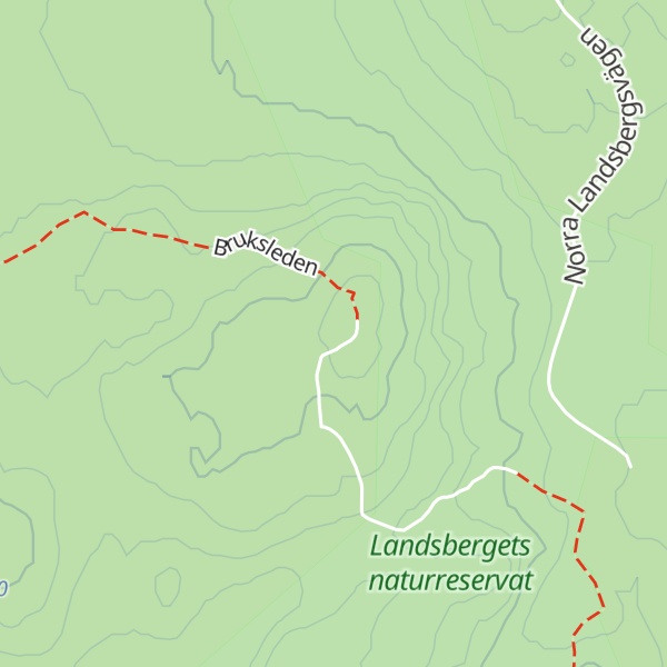 Map of Landsberget