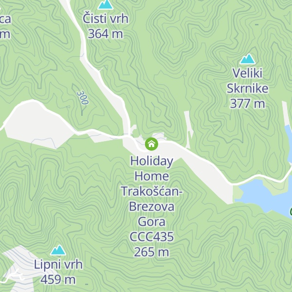 Map of Holiday Home Trakošćan-Brezova Gora CCC437