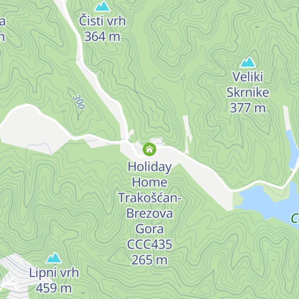 Map of Holiday Home Trakošćan-Brezova Gora CCC435