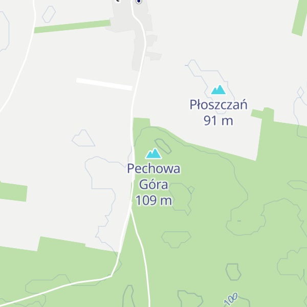Map of Pechowa Góra