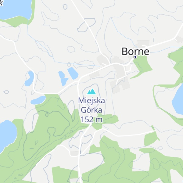 Map of Miejska Górka